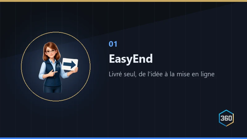 EasyEnd, livré seul de l'idée à la mise en ligne